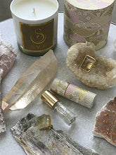 Load image into Gallery viewer, DIAMOND Hand Crafted Gemstone Roll-On Perfume Oil By The Sage Lifestyle (1/8 Oz) - Travel Perfume, Vegan Perfume Oil - Feel Subtle Hint of Indian Sandalwood, White Amber, Oceanic Musk