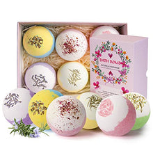 Load image into Gallery viewer, Bath Bombs Gift Set 6 Extra Large 4oz Fizzies??îShea & Coco Butter Dry Skin Moisturize, Perfect for Bubble & Spa Bath. Handmade Birthday Mothers Day Gifts idea for Her/Him, Wife, Girlfriend