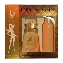 Load image into Gallery viewer, Udv Gold Issime By Ulric De Varens For Women. Set-eau De Parfum 2.5 OZ & Deodorant Spray 4 OZ