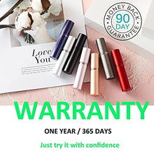 Load image into Gallery viewer, Perfume Atomizer - Refillable Perfume Bottles Empty, Atomizer Spray Bottle for Man and Woman, Leak Proof and TSA Approved Perfume Travel Bottle with 5ml Pocket Size, 2 Pack