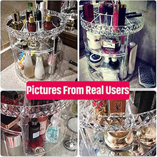 Load image into Gallery viewer, YOLETO Clear 360 Rotating Makeup Organizer and Storage, DIY Adjustable Cosmetic Counter Perfume Stand with 6 Layer Extra Large Capacity for Vanity, Bathroom, 11IN x 13.7IN