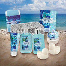 Load image into Gallery viewer, Father's Day Spa Gift Basket in Heavenly Ocean Bliss Scent - 9 Piece Bath & Body Set - Shower Gel, Bubble Bath, Salts, Lotions & more! Great Wedding, Anniversary, Birthday & Graduation Gift for Women