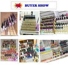 Load image into Gallery viewer, Velidy Multi-Level Nail Polishes Organizer Lipstick Holder Acrylic Display Case Shelves Perfume Spray Bottles Storage Stand Makeup Brochure Tabletop Display Stand Store Shop Rack Shelf (7 Tiers)