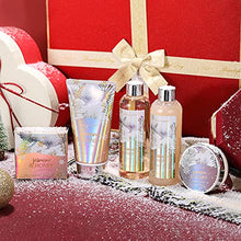 Load image into Gallery viewer, Bath and Body Set - Body & Earth Women Gifts Spa Set with Jasmine & Honey Scent, Includes Bubble Bath, Shower Gel, Body Lotion and Hand Cream. Perfect Valentine's Day Gift Basket for Women