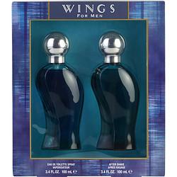 WINGS by Giorgio Beverly Hills - EDT SPRAY 3.4 OZ & AFTERSHAVE 3.4 OZ