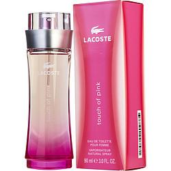 TOUCH OF PINK by Lacoste - EDT SPRAY 3 OZ