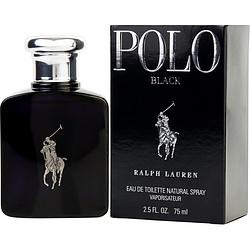 POLO BLACK by Ralph Lauren - EDT SPRAY 2.5 OZ