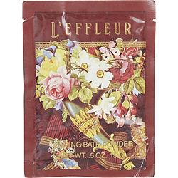 L'EFFLEUR by Coty - BATH POWDER .5 OZ