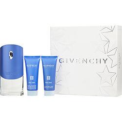 GIVENCHY BLUE LABEL by Givenchy - EDT SPRAY 3.3 OZ & AFTERSHAVE BALM ALCOHOL FREE 2.5 OZ & HAIR AND BODY SHOWER GEL 2.5 OZ (TRAVEL OFFER)