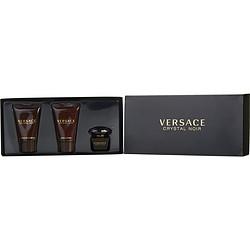 VERSACE CRYSTAL NOIR by Gianni Versace - EDT .17 OZ MINI & BODY LOTION .8 OZ & SHOWER GEL .8 OZ