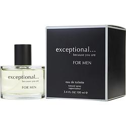 EXCEPTIONAL-BECAUSE YOU ARE by Exceptional Parfums - EDT SPRAY 3.4 OZ