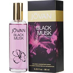 JOVAN BLACK MUSK by Jovan - COLOGNE CONCENTRATE SPRAY 3.25 OZ