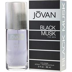 JOVAN BLACK MUSK by Jovan - COLOGNE SPRAY 3 OZ