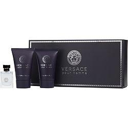 VERSACE SIGNATURE by Gianni Versace - EDT .17 OZ MINI & AFTERSHAVE BALM .8 OZ & HAIR AND BODY SHAMPOO .8 OZ