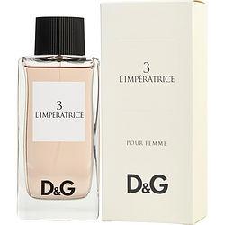 D & G 3 L'IMPERATRICE by Dolce & Gabbana - EDT SPRAY 3.3 OZ