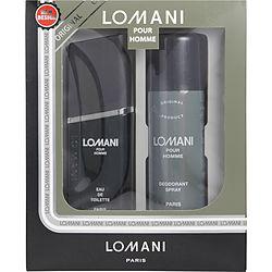 LOMANI by Lomani - EDT SPRAY 3.3 OZ & DEODORANT SPRAY 6.6 OZ