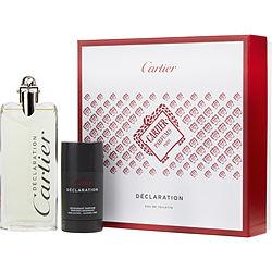 DECLARATION by Cartier - EDT SPRAY 3.3 OZ & DEODORANT STICK ALCOHOL FREE 2.5 OZ