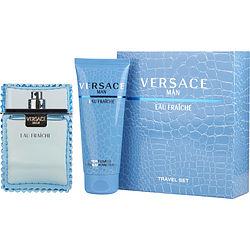 VERSACE MAN EAU FRAICHE by Gianni Versace - EDT SPRAY 3.4 OZ & SHOWER GEL 3.4 OZ (TRAVEL OFFER)