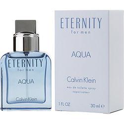 ETERNITY AQUA by Calvin Klein - EDT SPRAY 1 OZ