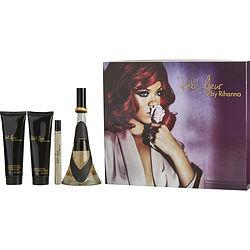 RIHANNA REB'L FLEUR by Rihanna - EAU DE PARFUM SPRAY 3.4 OZ & BODY LOTION 3 OZ & SHOWER GEL 3 OZ & EAU DE PARFUM SPRAY .34 OZ