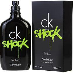 CK ONE SHOCK by Calvin Klein - EDT SPRAY 3.4 OZ