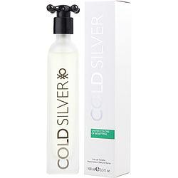 COLD SILVER by Benetton - EDT SPRAY 3.3 OZ