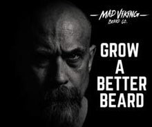 Load image into Gallery viewer, Mad Viking Beard Co Odin&#39;s R??k 2 Ounce Beard Balm, Medium to Heavy Hold, All Natural and Organic Ingredients, Paraben and Cruelty-Free, Maintain and Manage Beard Hair, Best Gift for Him and Husband
