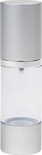 Load image into Gallery viewer, Airless Pump Bottle Silver Matte 1 oz

