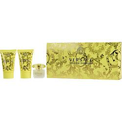 VERSACE YELLOW DIAMOND by Gianni Versace - EDT .17 OZ MINI & BODY LOTION .8 OZ & SHOWER GEL .8 OZ