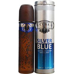 CUBA SILVER BLUE by Cuba - EDT SPRAY 3.3 OZ