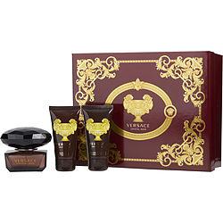 VERSACE CRYSTAL NOIR by Gianni Versace - EDT SPRAY 1.7 OZ & BODY LOTION 1.7 OZ & SHOWER GEL 1.7 OZ