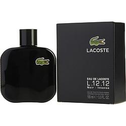 LACOSTE EAU DE LACOSTE L.12.12 NOIR by Lacoste - INTENSE EDT SPRAY 3.3 OZ