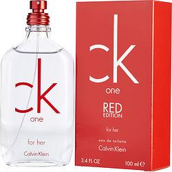 CK ONE RED EDITION by Calvin Klein - EDT SPRAY 3.4 OZ (LIMITED EDITION)