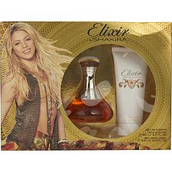 SHAKIRA ELIXIR by Shakira - EDT SPRAY 2.7 OZ & SILKY BODY LOTION 3.4 OZ