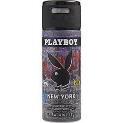 PLAYBOY NEW YORK by Playboy - BODY SPRAY 4 OZ