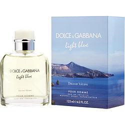D & G LIGHT BLUE DISCOVER VULCANO POUR HOMME by Dolce & Gabbana - EDT SPRAY 4.2 OZ (LIMITED EDITION)