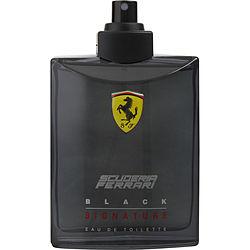FERRARI SCUDERIA BLACK SIGNATURE by Ferrari - EDT SPRAY 4.2 OZ *TESTER