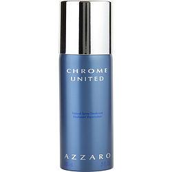 CHROME UNITED by Azzaro - DEODORANT SPRAY 5 OZ