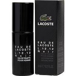 LACOSTE EAU DE LACOSTE L.12.12 NOIR by Lacoste - EDT SPRAY .27 OZ MINI