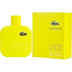 LACOSTE EAU DE LACOSTE L.12.12 JAUNE by Lacoste - OPTIMISTIC EDT SPRAY 3.3 OZ