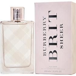 BURBERRY BRIT SHEER by Burberry - EDT SPRAY 3.3 OZ (NEW PACKAGING)