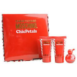 MOSCHINO CHEAP & CHIC PETALS by Moschino - EDT .17 OZ MINI & BODY LOTION .8 OZ & SHOWER GEL .8 OZ