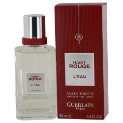 HABIT ROUGE L'EAU by Guerlain - EDT SPRAY 1.6 OZ