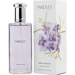 YARDLEY by Yardley - APRIL VIOLETS EDT SPRAY 4.2 OZ (NEW PACKAGING)