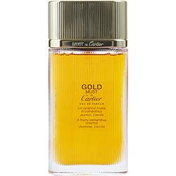 MUST DE CARTIER GOLD by Cartier - EAU DE PARFUM SPRAY 3.3 OZ *TESTER