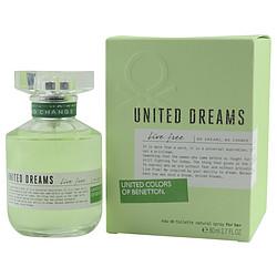 BENETTON UNITED DREAMS LIVE FREE by Benetton - EDT SPRAY 2.7 OZ