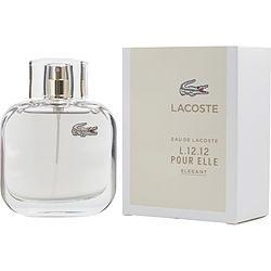 LACOSTE EAU DE LACOSTE L.12.12 POUR ELLE ELEGANT by Lacoste - EDT SPRAY 3 OZ
