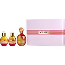 MISSONI by Missoni - EDT SPRAY 3.4 OZ  & BODY LOTION 3.4 OZ & SHOWER GEL 3.4 OZ