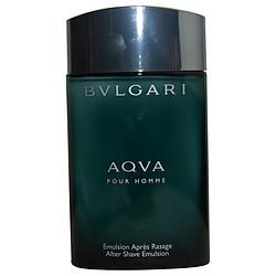 BVLGARI AQUA by Bvlgari - AFTERSHAVE EMULSION 3.4 OZ *TESTER