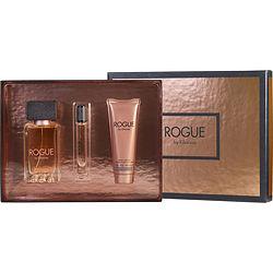 ROGUE BY RIHANNA by Rihanna - EAU DE PARFUM SPRAY 4.2 OZ & BODY LOTION 3 OZ & EAU DE PARFUM ROLLERBALL .2 OZ MINI